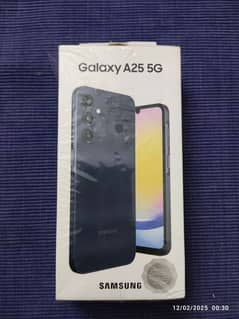 samsung a25 5g 8/256 10/10 new condition