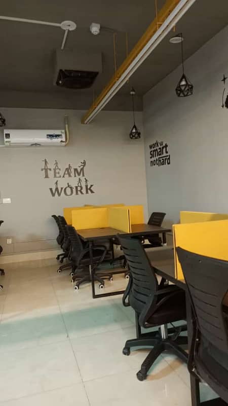 Office Hall for Rent in Johar Town for (Call center + Software house + Marketing Office & Other Setup as You Want) 3