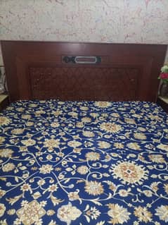 king size double Bed with side tables and Dressing Table