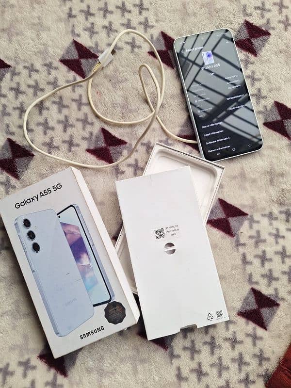 Samsung A55 8gb 256 gb just 2 month used 6