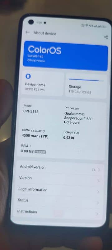 Oppo F21 Pro Full Box 6