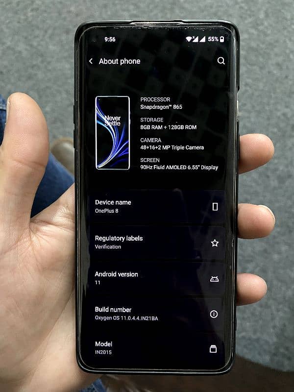 oneplus 8  8/128 DUAL APPROVED exchange possible with cash 11