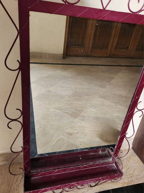 Iron frame mirror 1