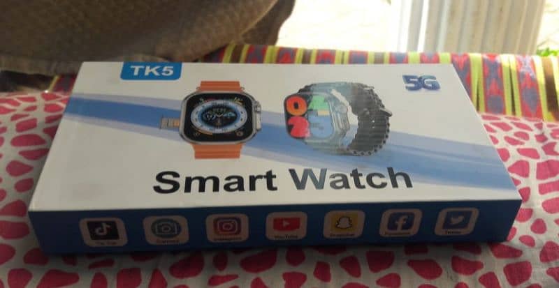 Original Smart Watch TK5 5G // Sim working Full New 0