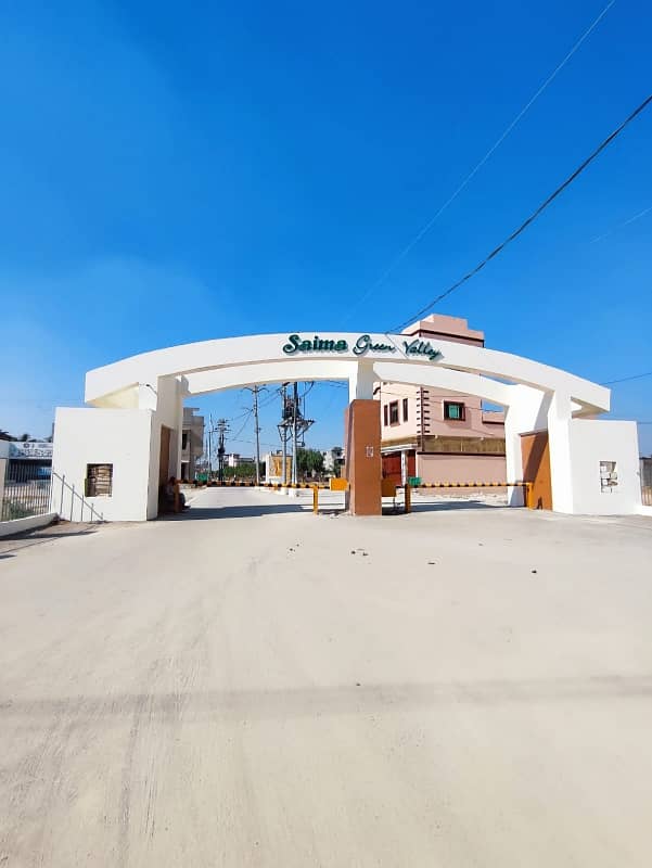 Residential Plot For Sale In Saima Green Valley Karachi 0