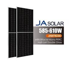 JA Longi Jinko 585 Watt Panels Available Meridian Technology 1