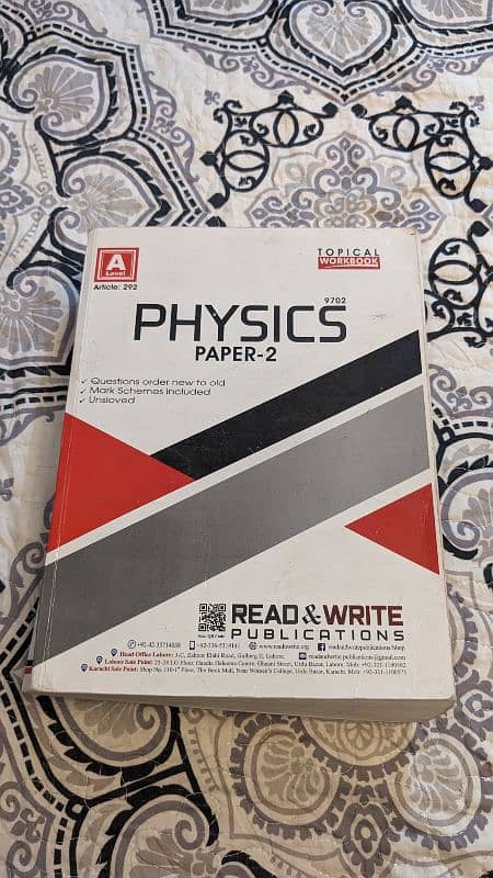 As and A levels books and past papers 16