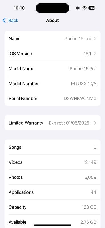 iPhone 15 pro Factory unlock 7