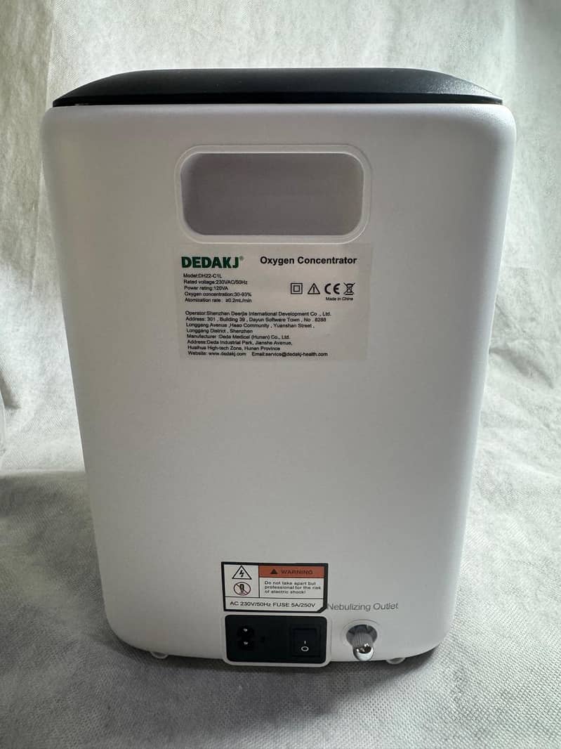 DEDAKJ Oxygen Machine 1-7L /m with Remote Control, for Home and Travel 11