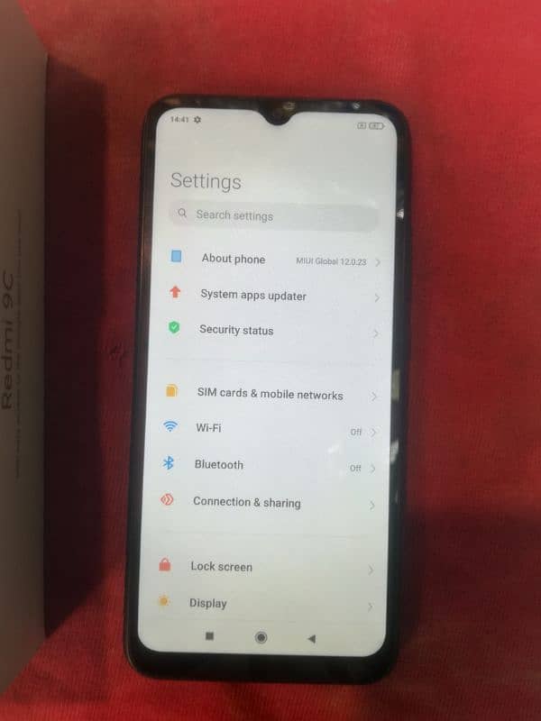 redmi 9c with box 3 64 no any fault only call and WhatsApp 4