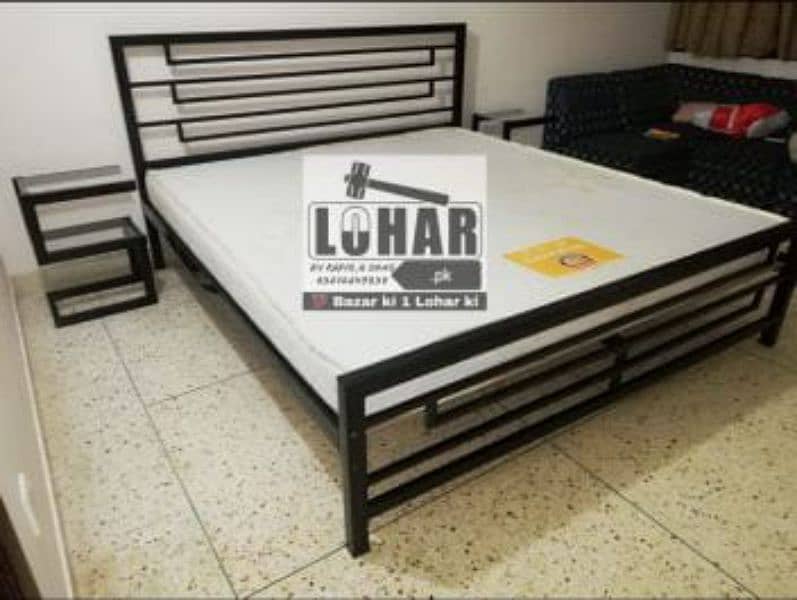 Iron double bed 8