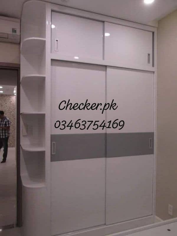 almari, cabinet style wardrobe, sliding cupboard, kitchen cabinet 7