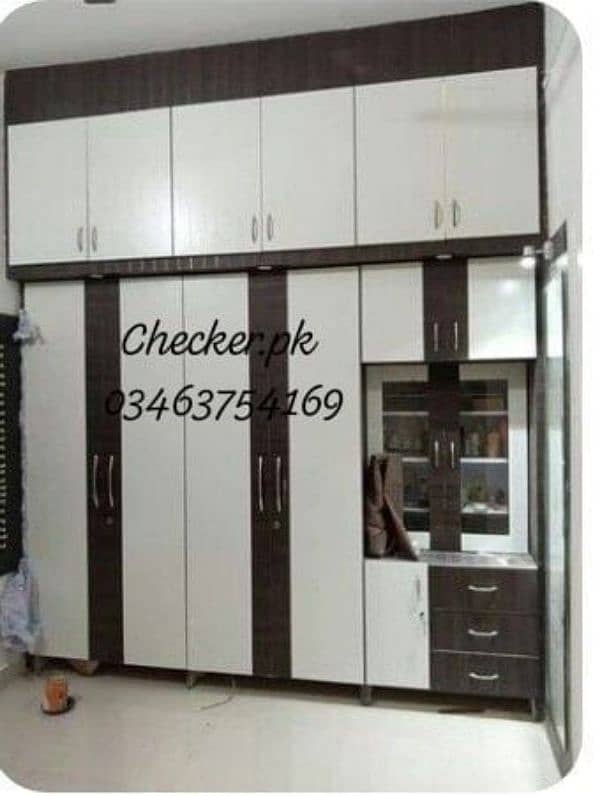 almari, cabinet style wardrobe, sliding cupboard, kitchen cabinet 8