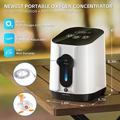 Creliver Portable Oxygen Machine, Oxygen Concentrator 1-4L/min