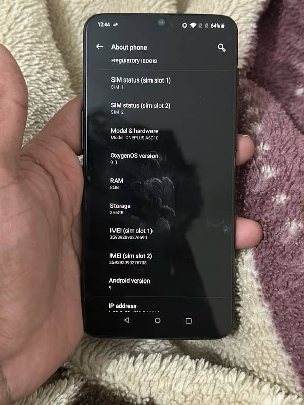 oneplus 6t 8/256gb exchange possible 2