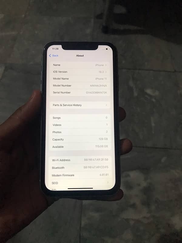 I Phone 11 Non PTA Factory Unlock 128GB Phone Num 03064206549 8