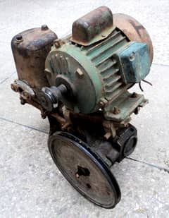 Water pump and motor.