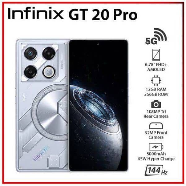 Infinix gt 20 pro urgent sell just box open 0