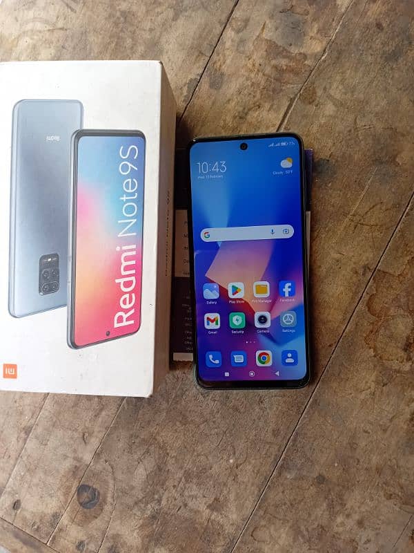 Redmi Note 9S. . with Box. . official approved. . 6GB 128GB 0