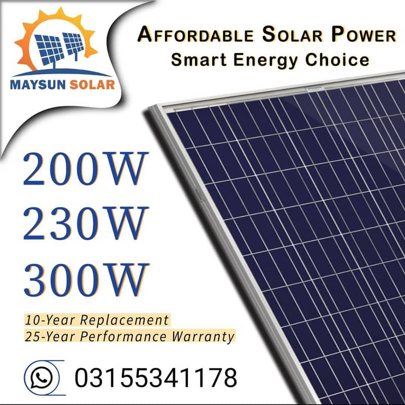 MAYSUN SOLAR A GRADE 1