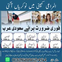 Company Job / vacancies Available /Staff Required / Saudi Arabia