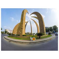 Facing Park, Open Form, 10 Marla Residential Plot For Sale in G-5 Block, Bahria Orchard Lahore.