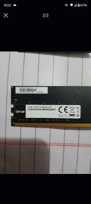 New Lexar 16gb DDR4 3200mhz Ram 0