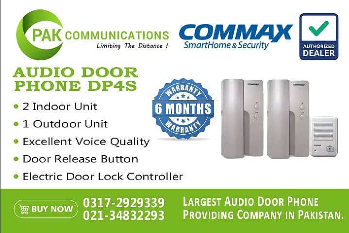 Audio Intercom Brand Commax (Authorized Dealer) 0