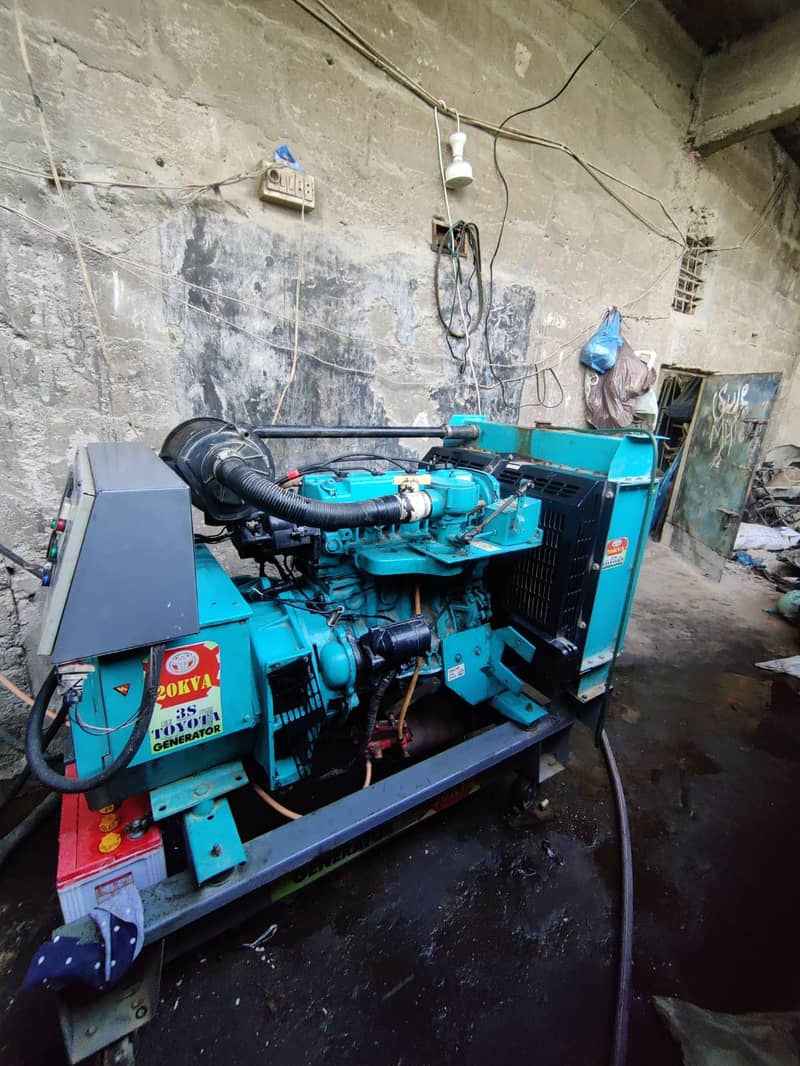 20 kva Generator Full Auto On/off Half self Start 8