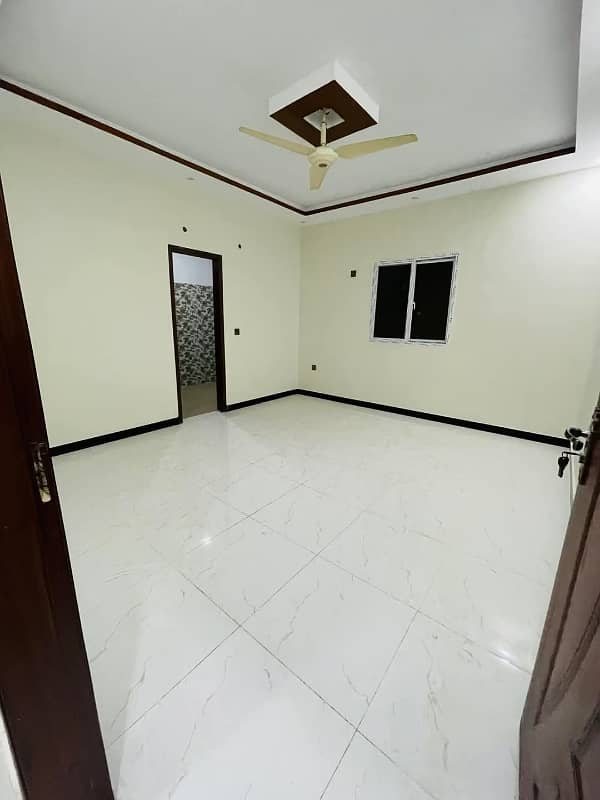 North Nazimabad Block D 1st Floor Portion For Rent 3 Attached Washrooms Brand New 4