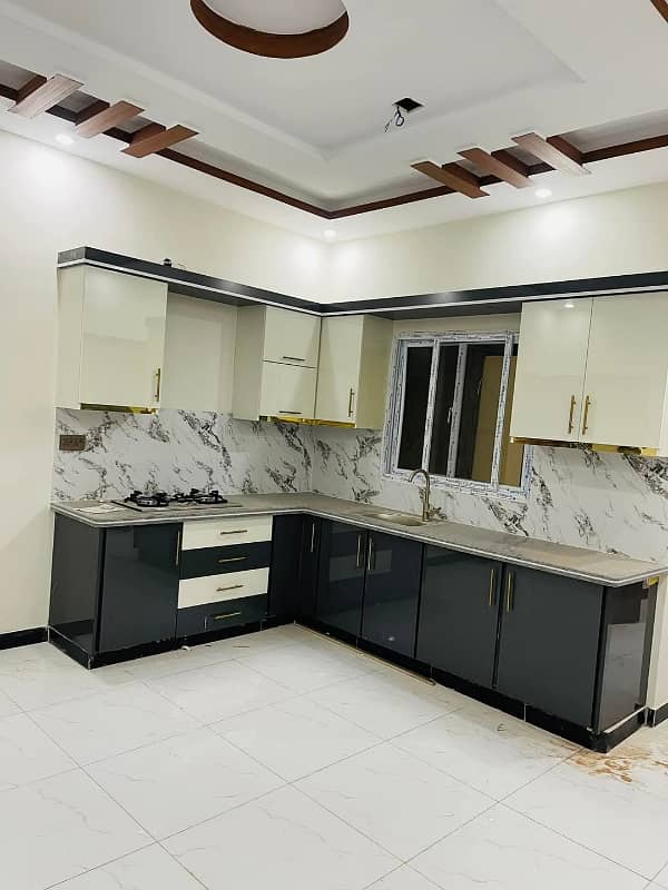 North Nazimabad Block D 1st Floor Portion For Rent 3 Attached Washrooms Brand New 8