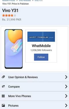 vivo y31 mobile for sel all ok ful  box available good condition 4/128