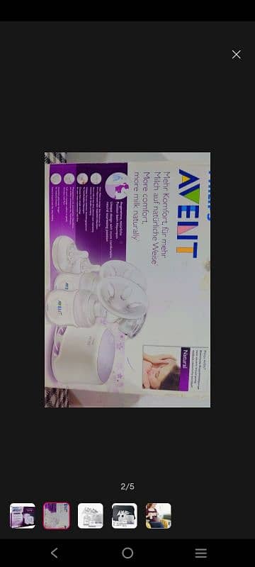 Avent Phillips Breast Pump( double) 1