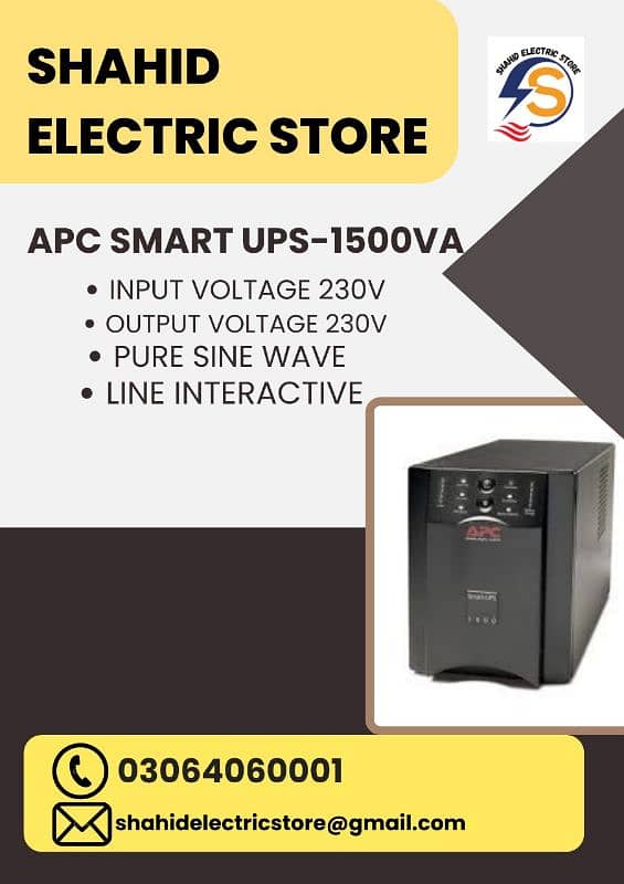 APC SMART UPS 1500VA 24V 980WATT PURE SINE WAVE UPS ALL MODELS 11