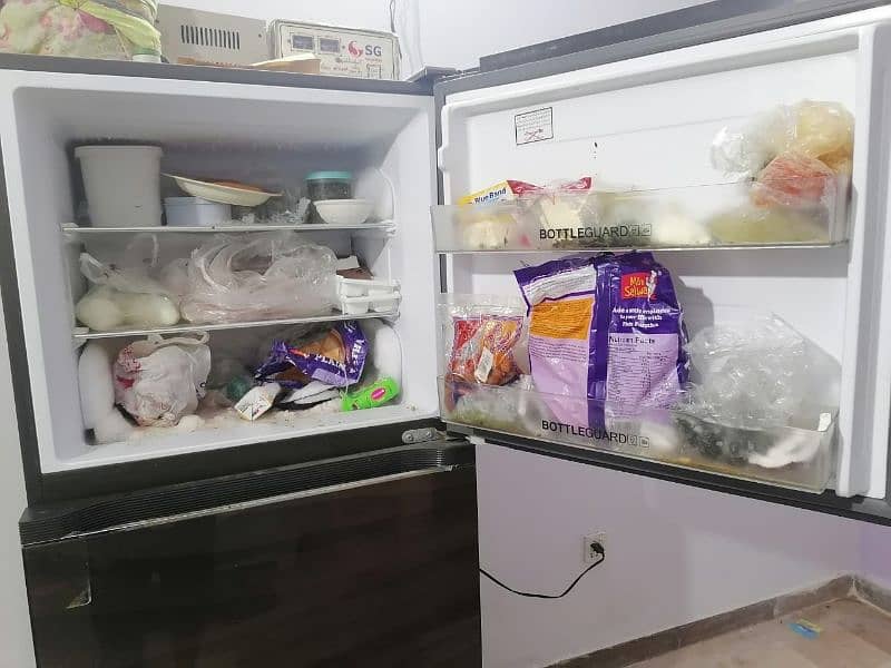 Haier fridge model hrf398 6 months used 2