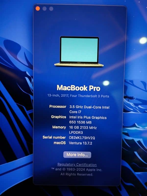 MacBook Pro 2017 (13 Inches) 3