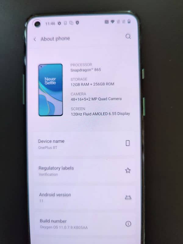 Oneplus 8T 12GB/256GB Non pta 10/10  Condition 3