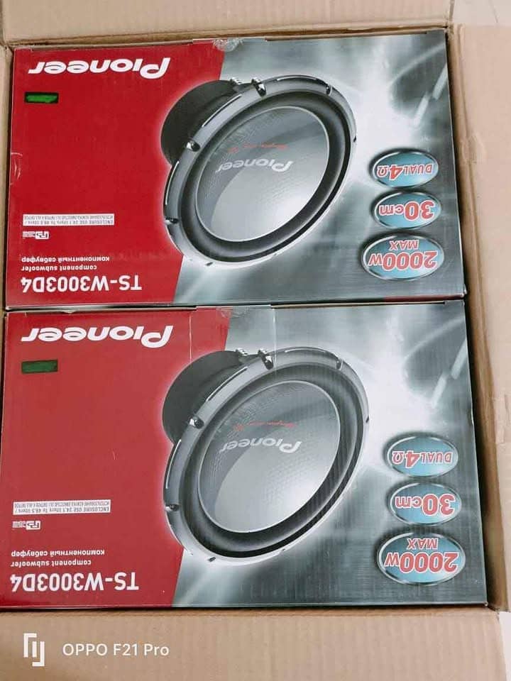 Pioneer W3003d4 Woofers 2