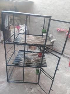 Hens and pegion cage, 6 feel heaight big size 3 portion