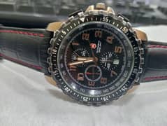 Swiss Army chronograph watch for men