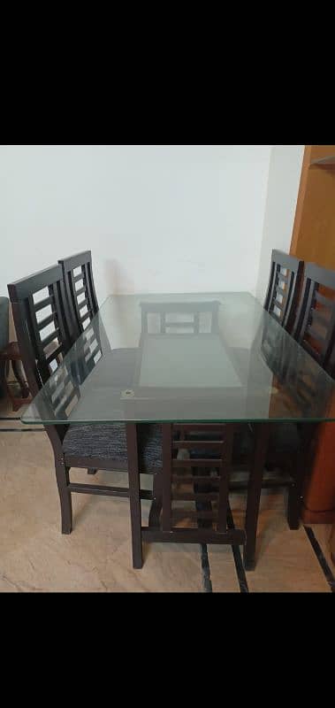 Dining table 6 seater set 0