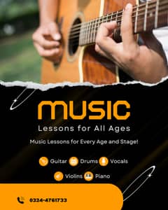 Music Teacher In Lahore For Guitar & Piano.