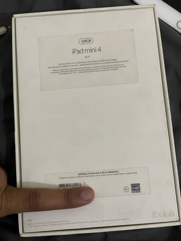 iPad mini 4 128gb 9