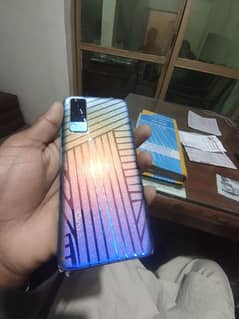 Vivo Y53s 10 by 10 . ,8 ram 128gb with box and charger