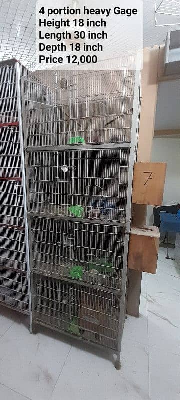 5 portion cgae and 4 portion cage 1