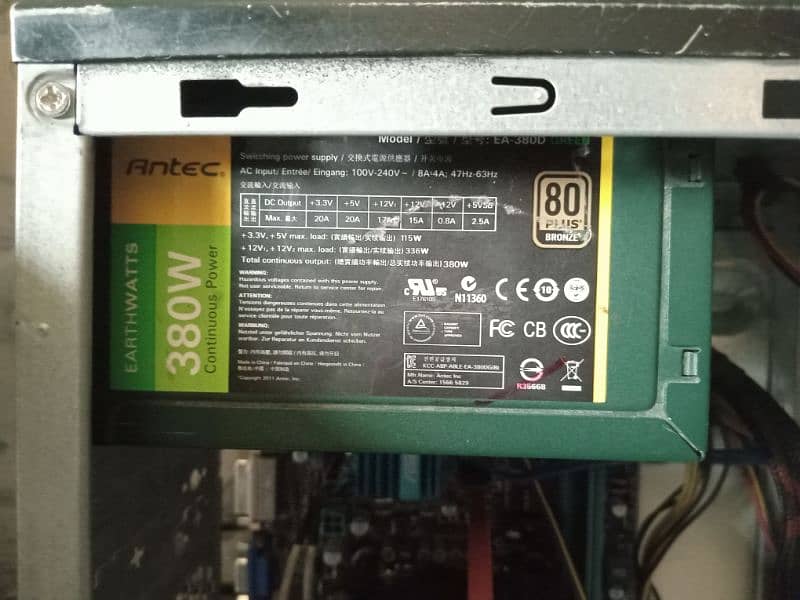 power supply antec 380W gaiming psu EA-380D Green 380W 0