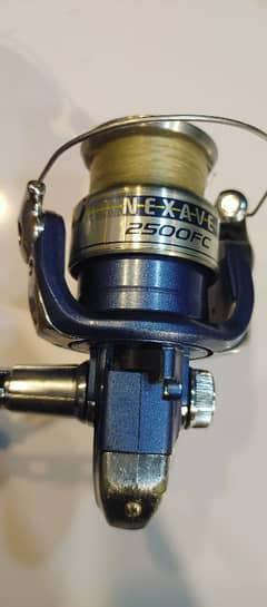 Orignal Shimano Nexave 2500FC spinning reel for fishing.