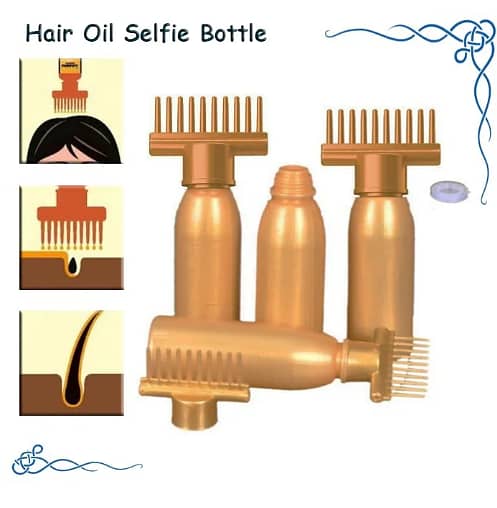 Pack OF 10 Hair Oil Bottle With Comb | For Just 1200 2