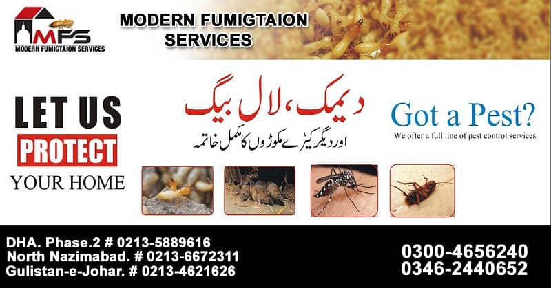 Pest control , fumigation , termite , cockroach , bed bugs on discount 9