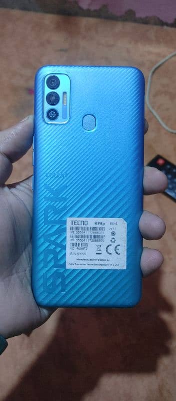 tecno spark 7t 4+64gb with box only 3